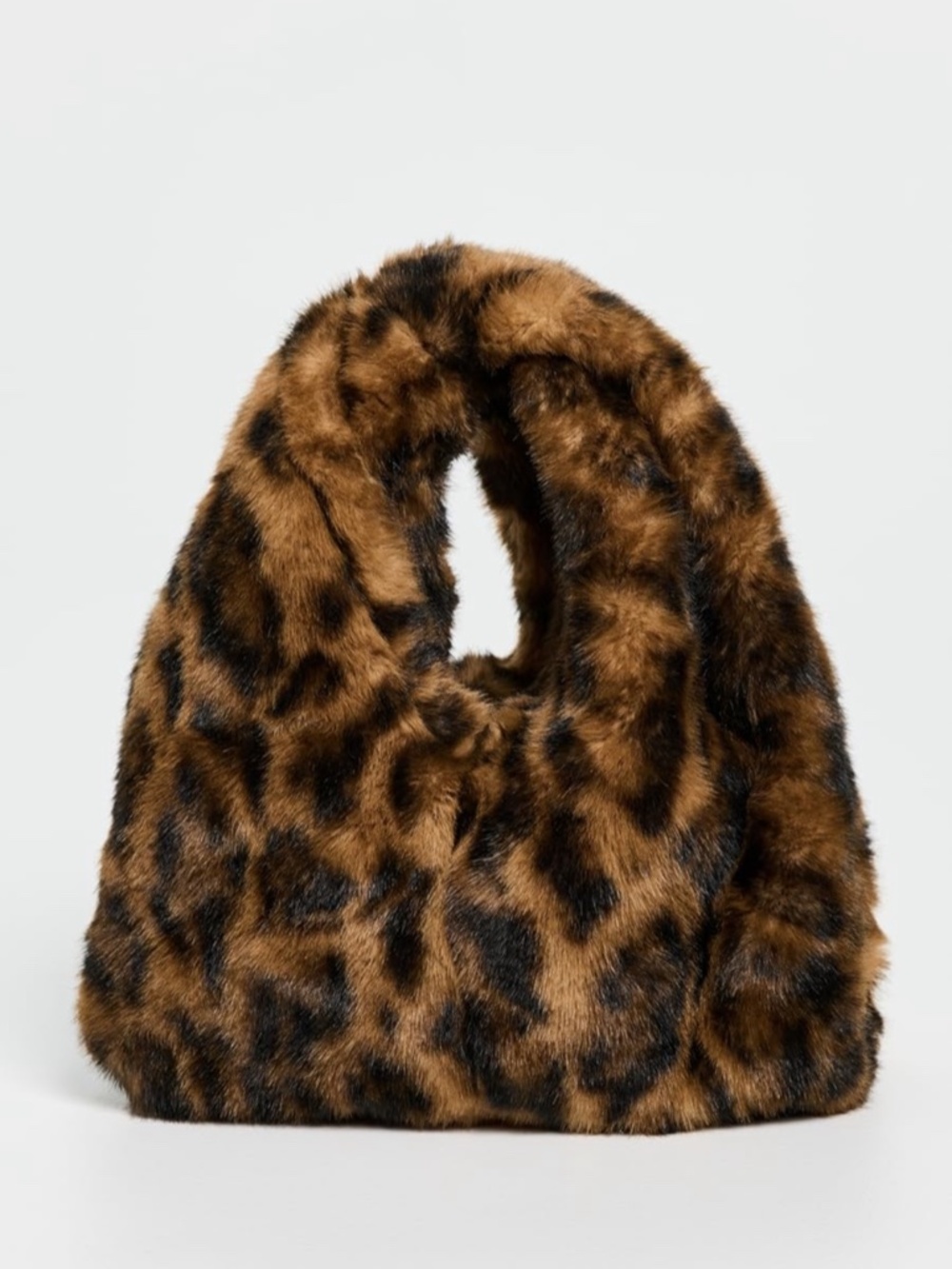 A.L.C. Simone Leopard Faux Fur Bag